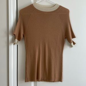 Beige wool sweater